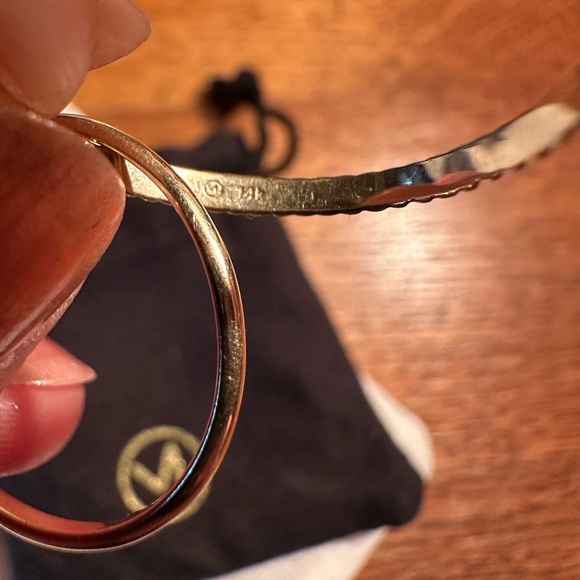 Mejuri 14K Gold Duo Ring, size 9 - Picture 4 of 12